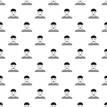 Clown pattern vector Stock Illustration