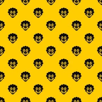 Clown pattern vector 스톡 일러스트