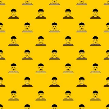 Clown pattern vector Illustrazione stock