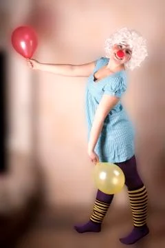 Clown Foto stock