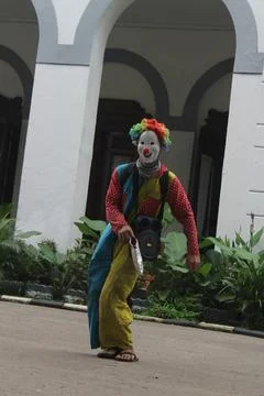 Clown Stockfoto's