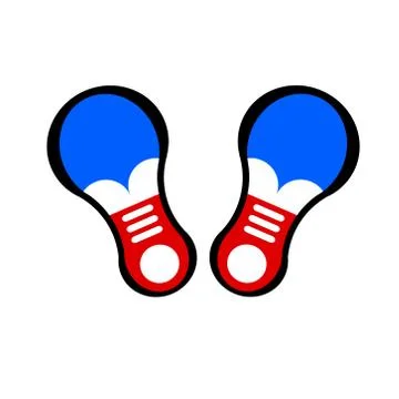 Clown Shoes 库存插图