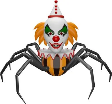 Clown spider Stock Illustration