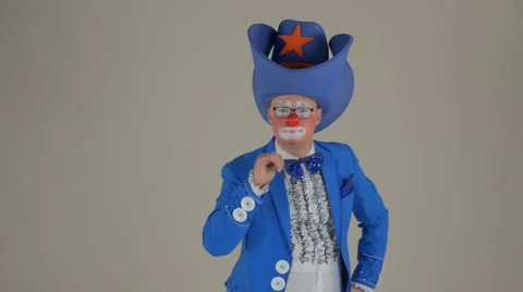 Clown at Studio 스톡 동영상 62608967
