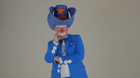 Clown at Studio 스톡 동영상 62633728
