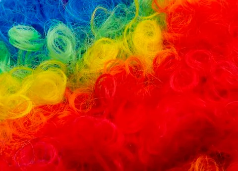 Clown wig background Stock Photos