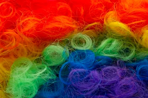 Clown wig background Stock Photos