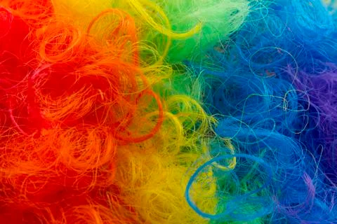 Clown wig background Stock Photos