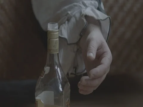 Clown's hand while sleeping cinema movie style Stock Footage 71615170