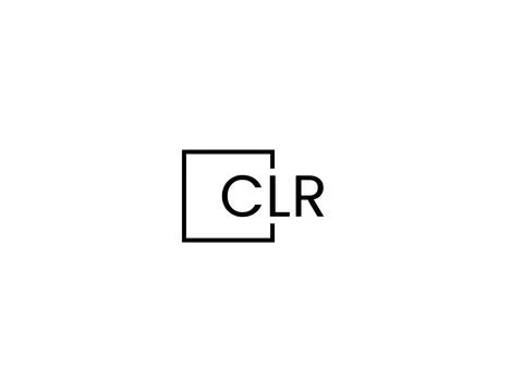 CLR letter initial logo design vector illustration Stock Illustration