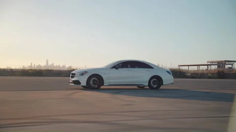 CLS63S AMG Driving Video stock 237200760