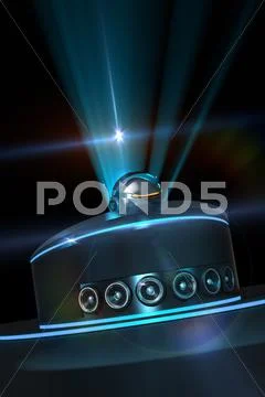 Club DJ Stock Illustration