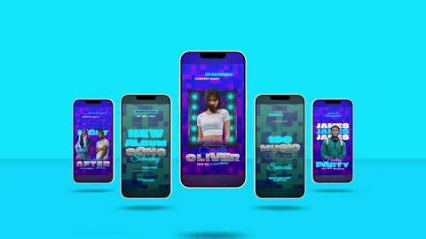 Club Party Reels Stock After Effects