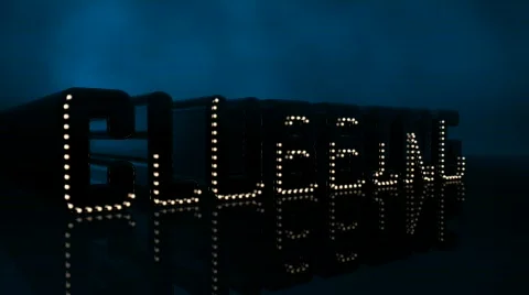 Clubbing text Stock Footage 656229
