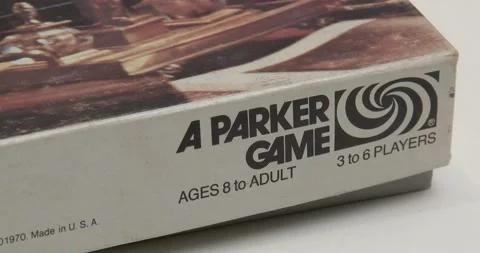 Clue Board Game - Side of Box - Parker Game Stock Footage 167097000