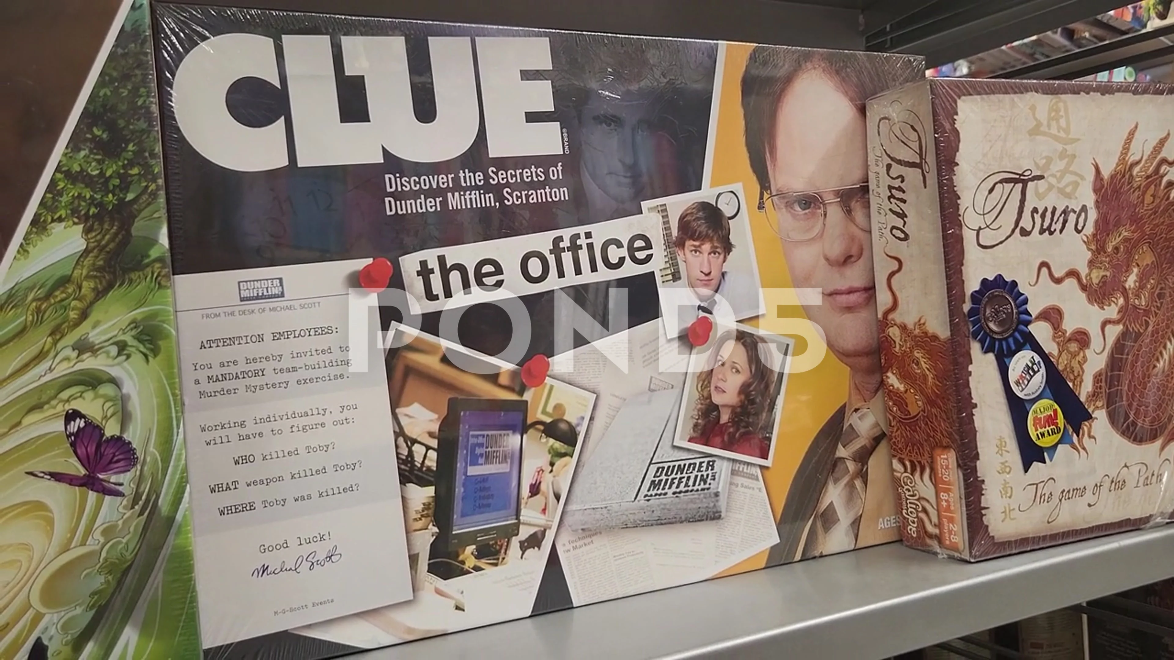 Clue the Office Board Game | Stock Video | Pond5