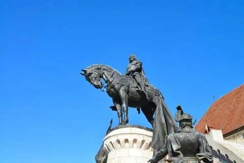 Cluj napoca statue Stock Photos