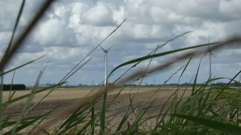Cluse up Windmills in the Netherlands Stock Footage 138267316