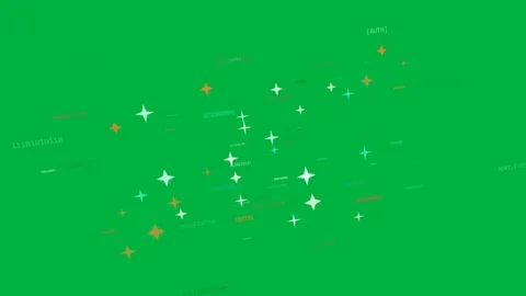 Cluster appearing HUD rotating nodes pulsing labels sliding mapping network on Stock Footage 329549016