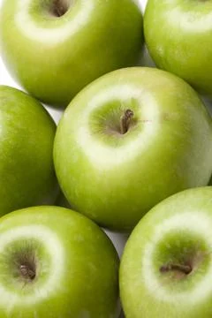 Cluster of apples Stock Photos