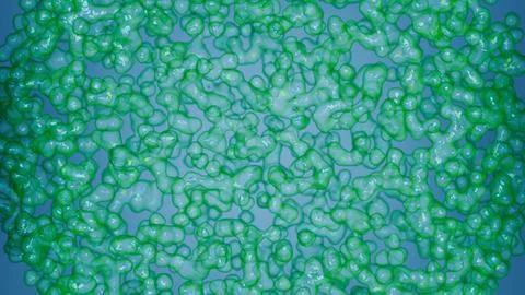 Cluster Of Bubble Virus Spheres 스톡 일러스트