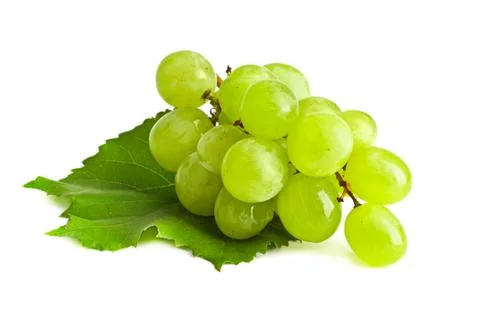 Cluster of fresh grape on the white Stock-Fotos