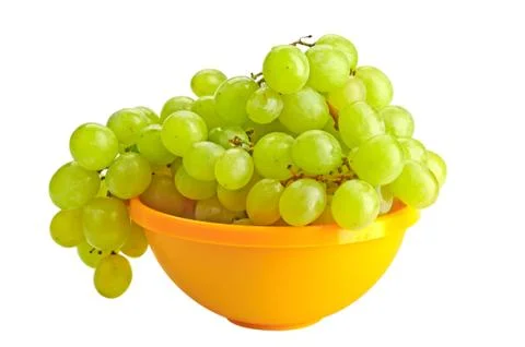 Cluster of fresh grape on the white Stock-Fotos