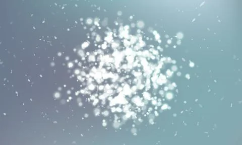 A cluster of glowing lights of different sizes. Blurred lights. The city ligh Illustrazione stock