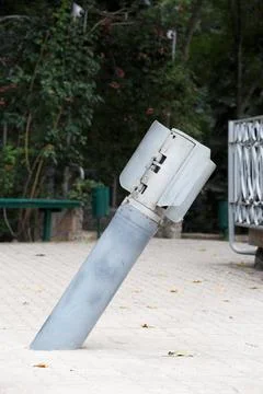 Cluster shells, war in Ukraine Stock Photos