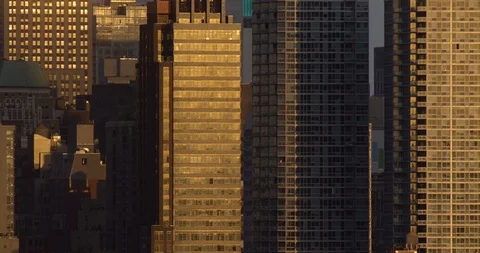A cluster of skycrapers in abstract. Video stock 95908655