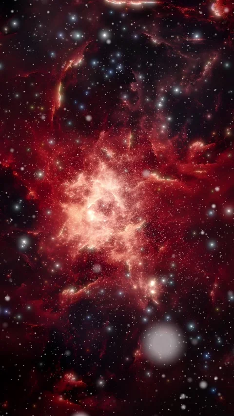 a-cluster-of-stars-and-galaxies-in-outer-stock-video-pond5