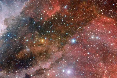 Cluster of stars in deep space. Elements of this image furnished by NASA Stock Photos