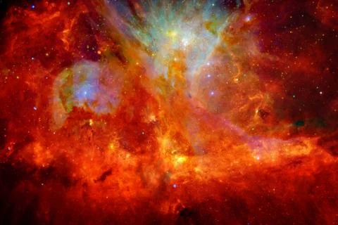 Cluster of stars in deep space. Elements of this image furnished by NASA Stock Photos