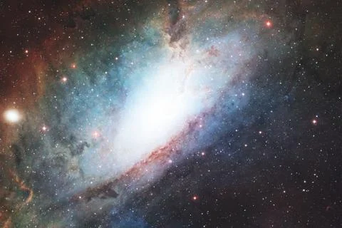 Cluster of stars in deep space. Elements of this image furnished by NASA Stock Photos