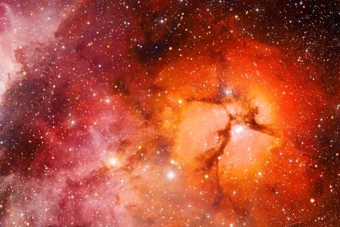 Cluster of stars in deep space. Elements of this image furnished by NASA Stock Photos