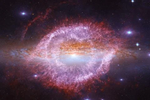 Cluster of stars in deep space. Elements of this image furnished by NASA Stock Photos