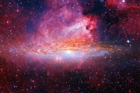 Cluster of stars in deep space. Elements of this image furnished by NASA Stock Photos