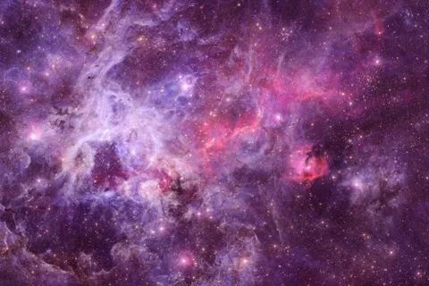 Cluster of stars. Nebula. Elements of this image furnished by NASA Stock Photos