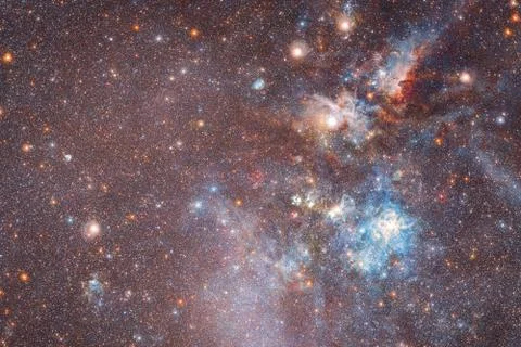 Cluster of stars. Nebula. Elements of this image furnished by NASA Stockfoto's