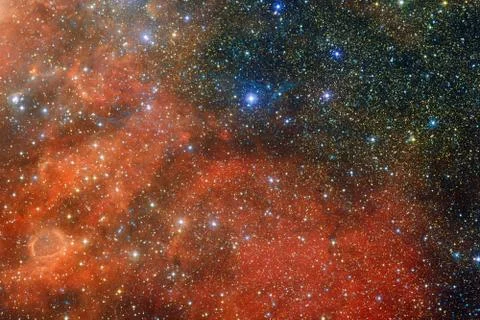 Cluster of stars. Nebula. Elements of this image furnished by NASA Foto stock