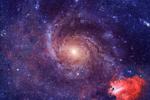 Cluster of stars. Nebula. Elements of this image furnished by NASA Fotos Stock