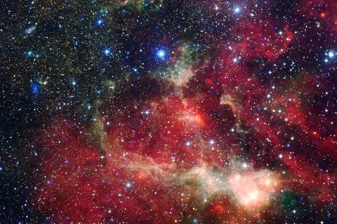 Cluster of stars. Nebula. Elements of this image furnished by NASA Foto stock
