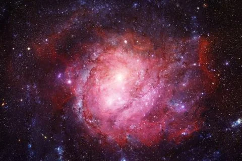 Cluster of stars. Nebula. Elements of this image furnished by NASA Foto stock