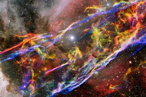 Cluster of stars. Nebula. Elements of this image furnished by NASA Stockfoto's
