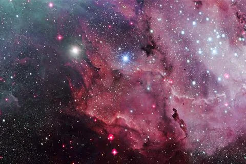 Cluster of stars. Nebula. Elements of this image furnished by NASA Stock Photos