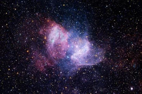 Cluster of stars. Nebula. Elements of this image furnished by NASA Stock Photos
