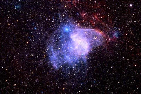 Cluster of stars. Nebula. Elements of this image furnished by NASA Stock Photos