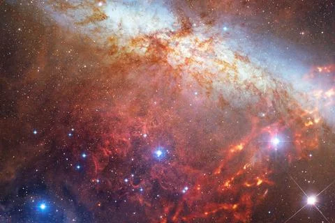 Cluster of stars. Nebula. Elements of this image furnished by NASA Stock-Fotos