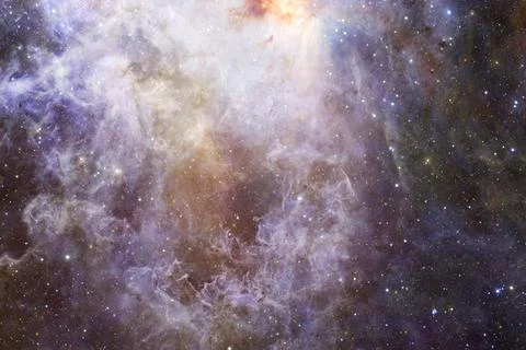 Cluster of stars. Nebula. Elements of this image furnished by NASA Foto stock