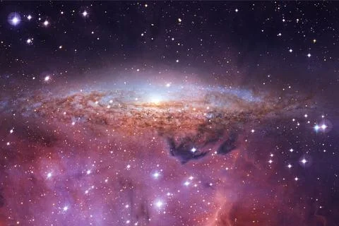Cluster of stars. Nebula. Elements of this image furnished by NASA 写真素材